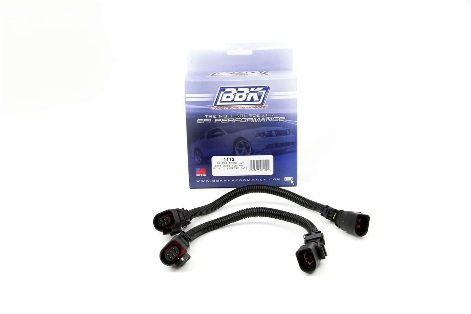 Oxygen Sensor Cable BBK Performance Parts fits Ford Mustang 5.0L-V8 for Ford 201