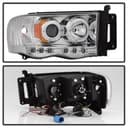 Headlight Set-Halo Led Projector Headlights SPYDER AUTO for Dodge Ram 1500 2003 - photo 3