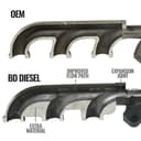 Exhaust Manifold-OE HE351 Mount BD DIESEL for Dodge Ram 3500 2007 6.7L L6 Diesel - photo 5