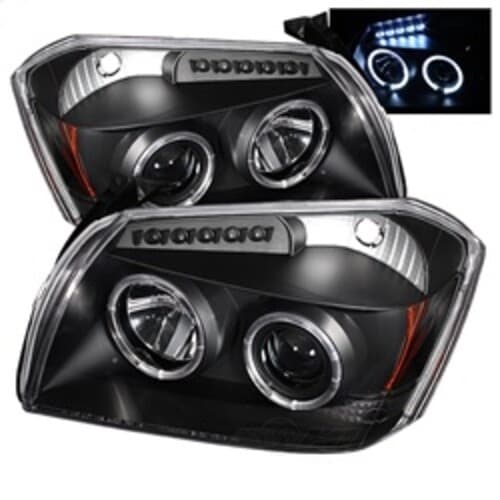 Headlight Set-Halo Led Projector Headlights SPYDER AUTO for Dodge Magnum 2007