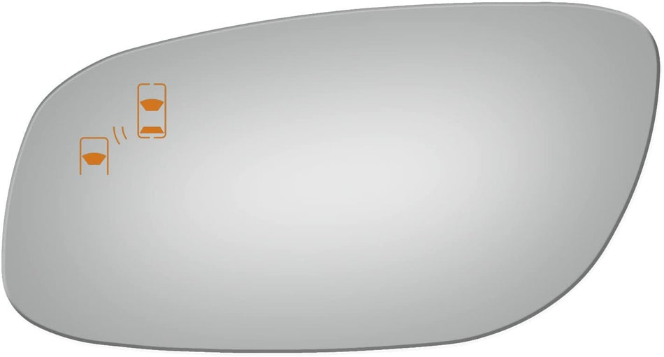 For Ford Police Interceptor Sedan Flat Left Side Mirror 2017