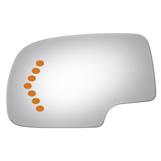 For Chevrolet Silverado 1500 HD Flat Left Power Mirror Glass 2005