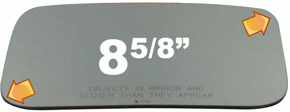 For Ford E-150 Econoline Club Wagon Convex Right Manual Mirror Glass 1999