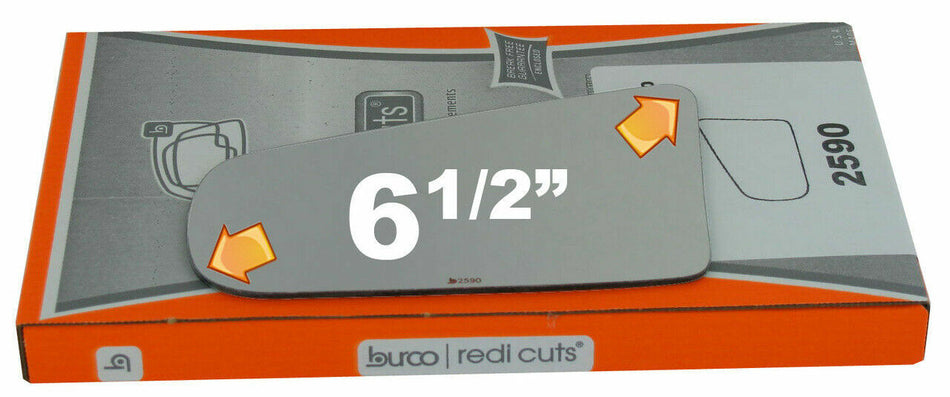 For Cadillac Eldorado Flat Left Replacement Mirror Glass 2001