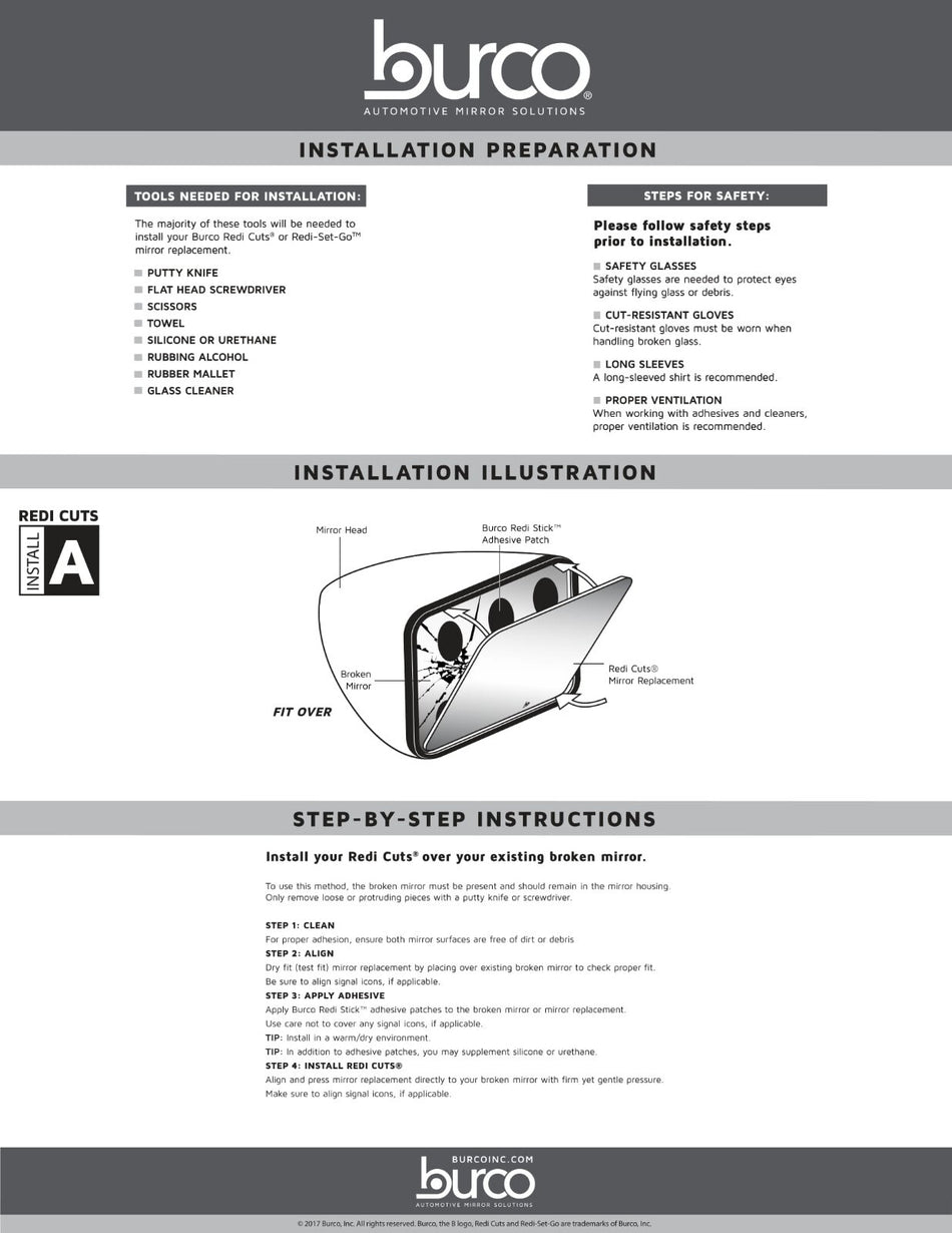 For Ford Bronco Sport Flat Left Replacement Mirror Glass 2022