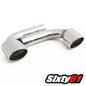 Porsche Muffler Bypass Pipes Exhaust Tips 1998-05 Carrera 911 996 C2 C4 RWD AWD