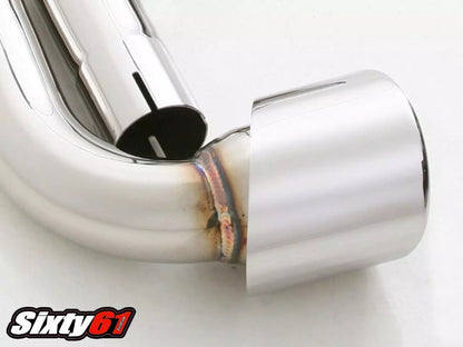 Porsche Muffler Bypass Pipes Exhaust Tips 1998-05 Carrera 911 996 C2 C4 RWD AWD