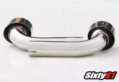 Porsche Muffler Bypass Pipes Exhaust Tips 1998-05 Carrera 911 996 C2 C4 RWD AWD